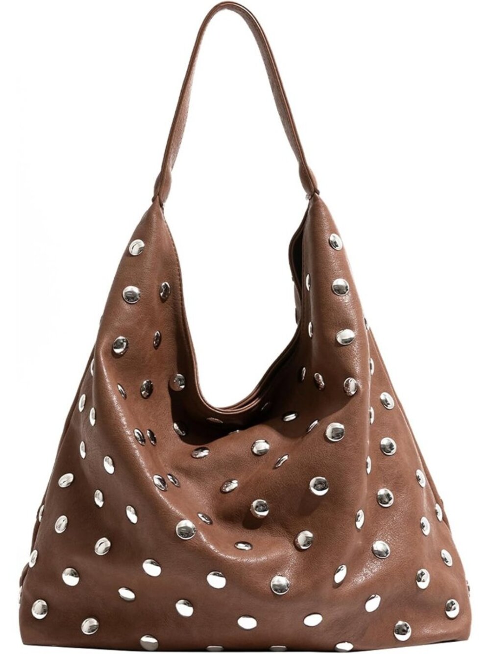 Stylish Vegan Leather Studded Tote Bag for Women - Chic & Durable Handbag